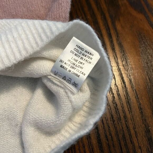 Promesa sweater colorblock stripe M/L top pullover long sleeve EUC - Picture 7 of 15